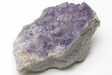 Purple Cubic Fluorite Crystal Cluster - Morocco #213145-1